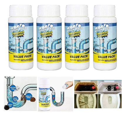 PipeSafe Pro – Drain & Sink Cleaner Powder (110g x 2 Pack, Total 220g)