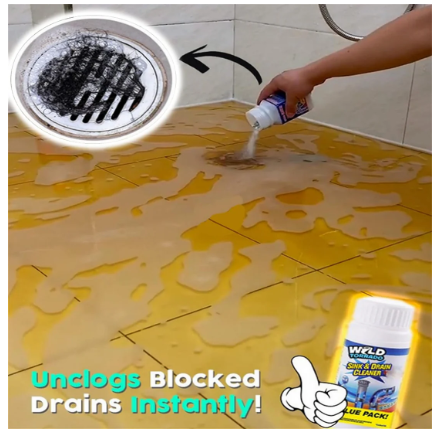 PipeSafe Pro – Drain & Sink Cleaner Powder (110g x 2 Pack, Total 220g)