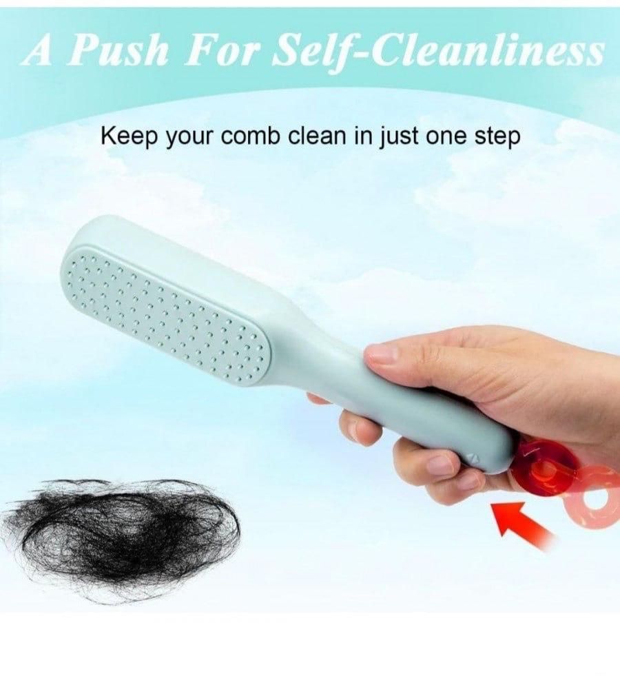 PureGroom Self-Cleaning Massage Comb