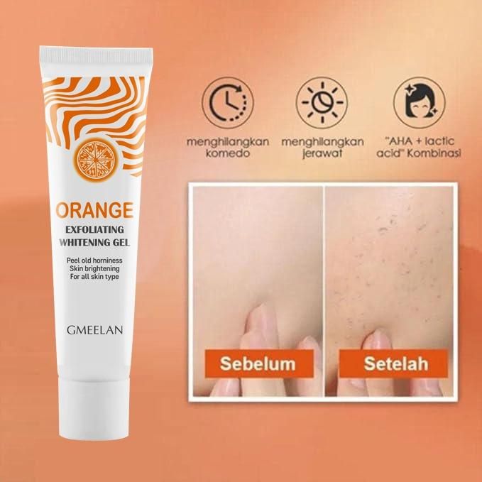 Citrus Glow Orange Exfoliating Gel – Whitening & Brightening Face Gel (Pack of 2)