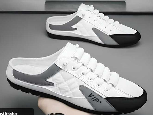 Shoes - Urban Glide: Men's White Casual Sneakers