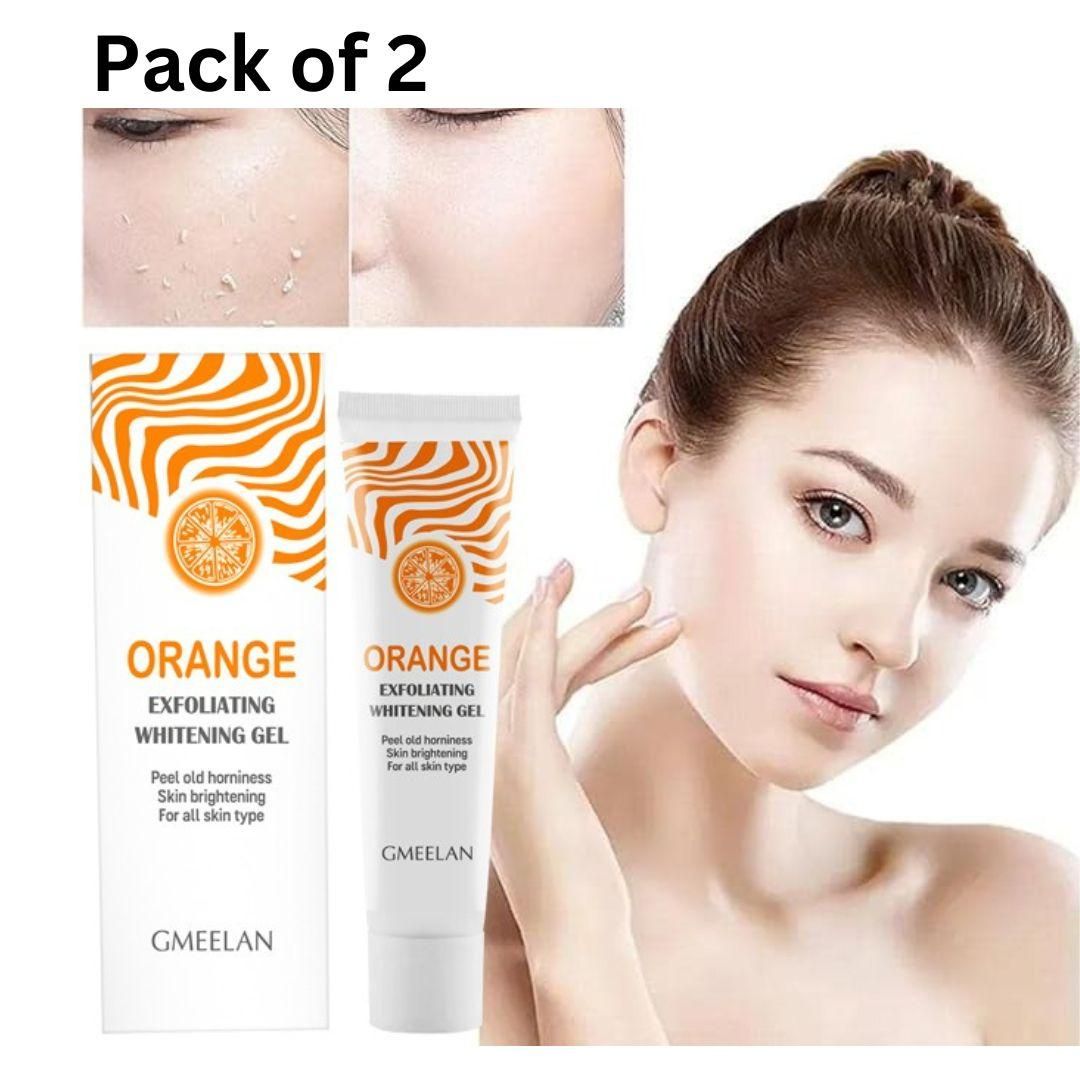 Citrus Glow Orange Exfoliating Gel – Whitening & Brightening Face Gel (Pack of 2)