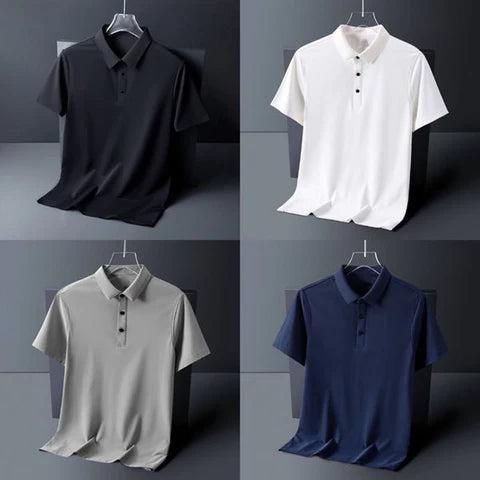 Tees - Classic Comfort Polo Set - Assorted Polo T-Shirt Pack Of 4