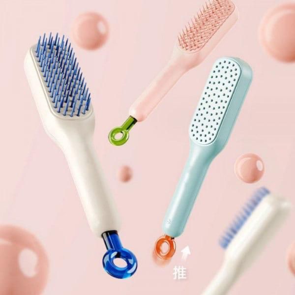 PureGroom Self-Cleaning Massage Comb