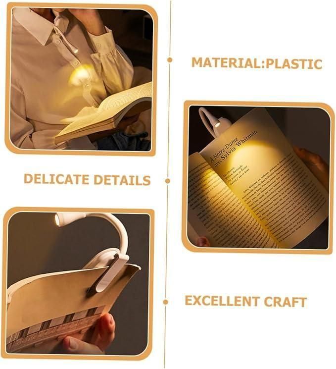 Illumination - LumiClip Reading Light - Book Light for Night Reading Bed with Clip on Portable LED Light