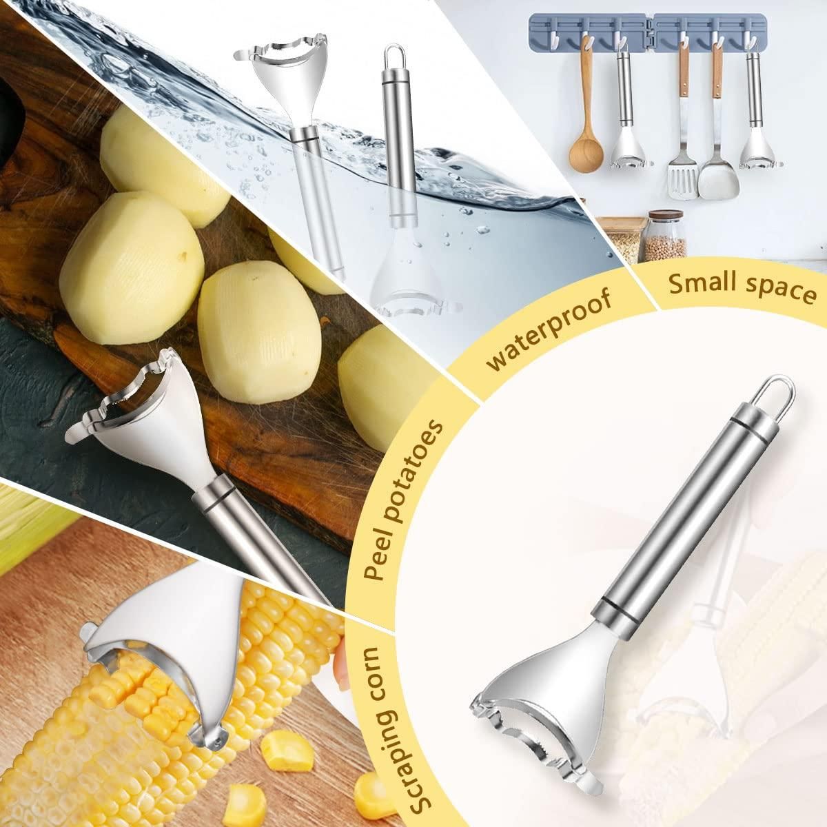 KernelEase Stainless Steel Corn Peeler