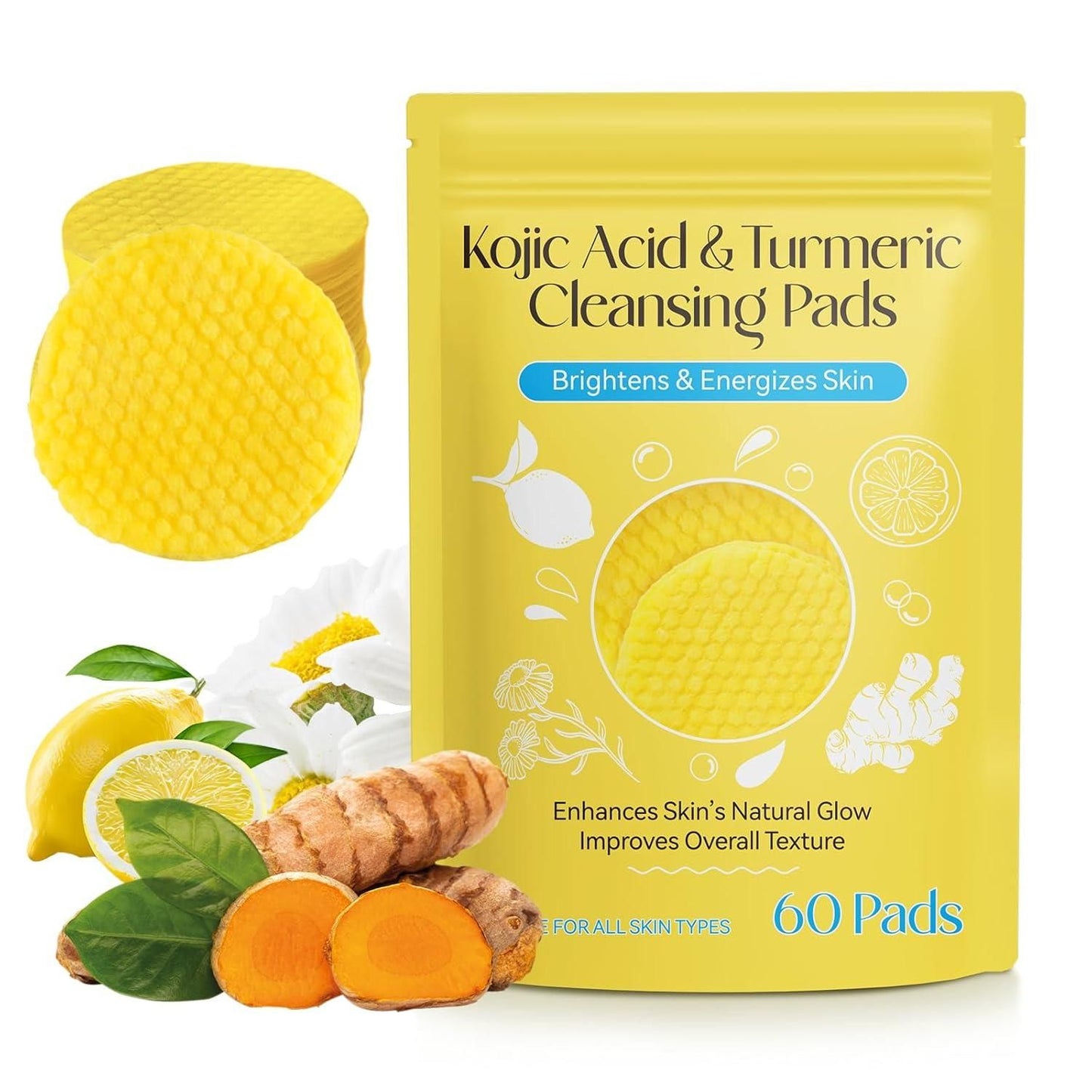 GlowRevive Turmeric Kojic Brightening Pads