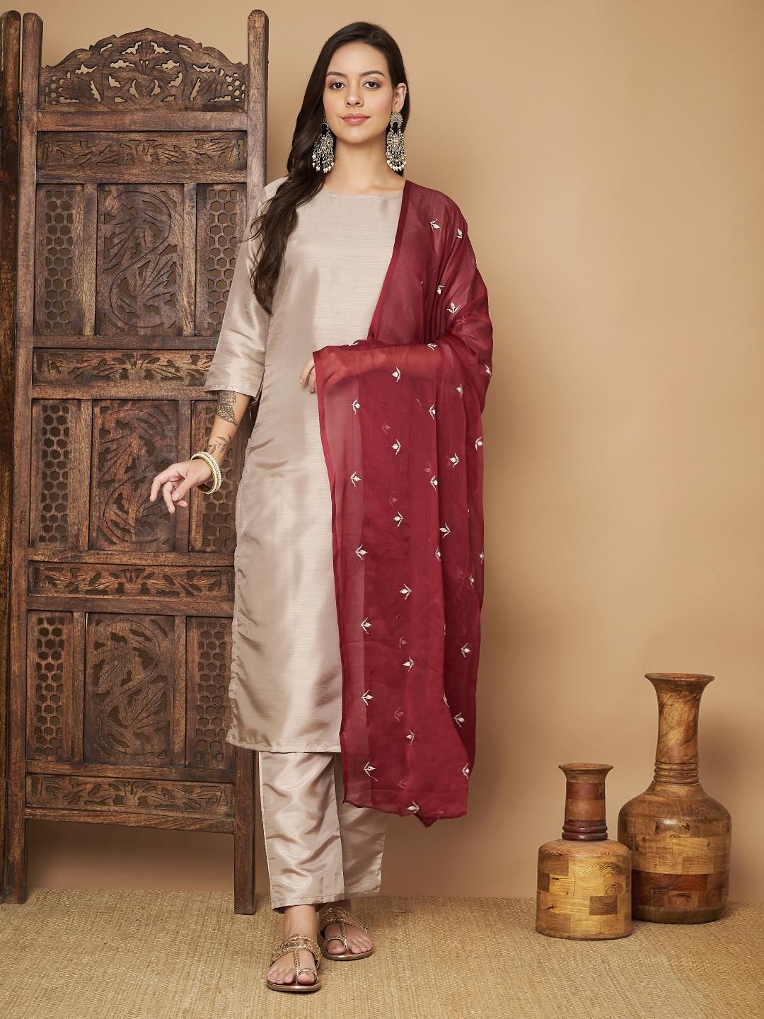 Ethnic Ensemble - Embellished Essence Kurta Set