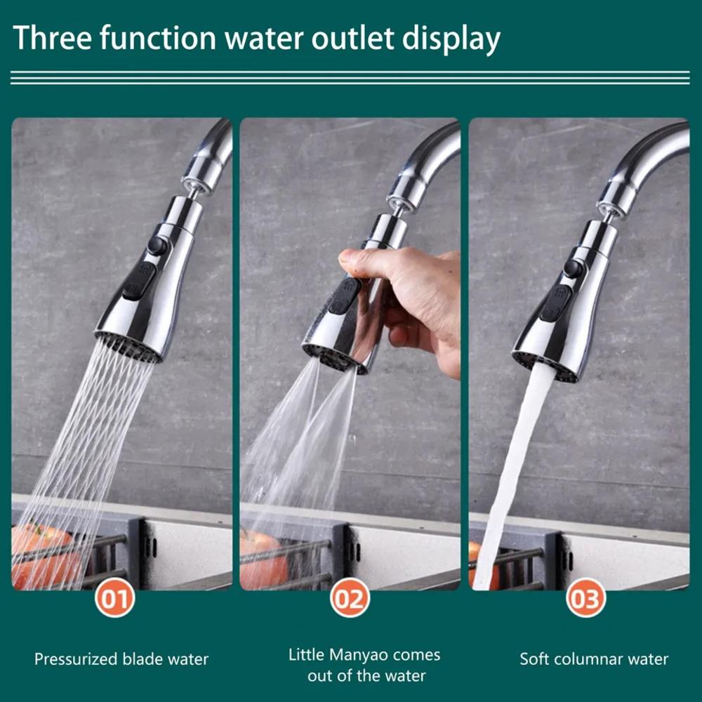 TriSpray Kitchen Faucet - 3 Modes Kitchen Sink Faucet