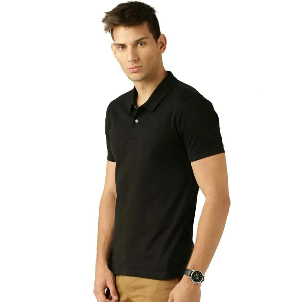 Tees - Polo Matte Essentials: Pack of 4 Men's T-Shirts