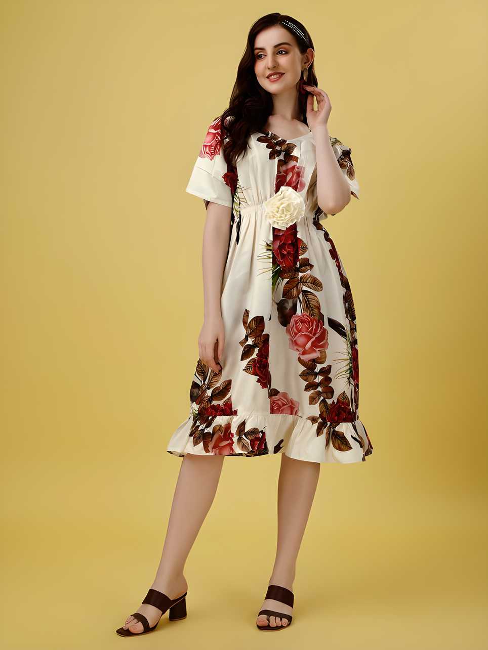 Dress - Petal & Twirl Midi Dress