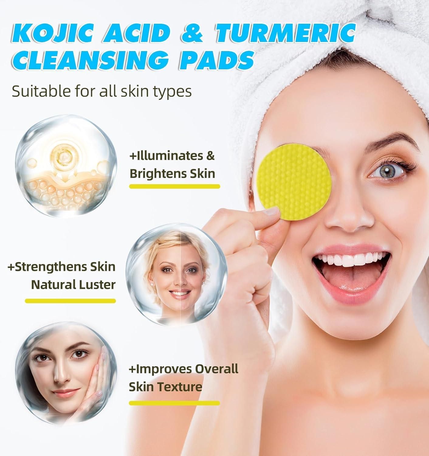 GlowRevive Turmeric Kojic Brightening Pads