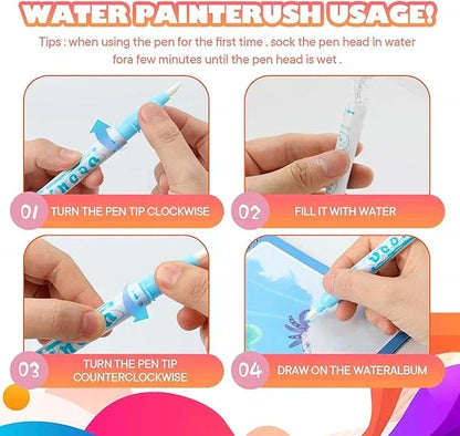 Magic Water Coloring Book | For Endless Color Fun