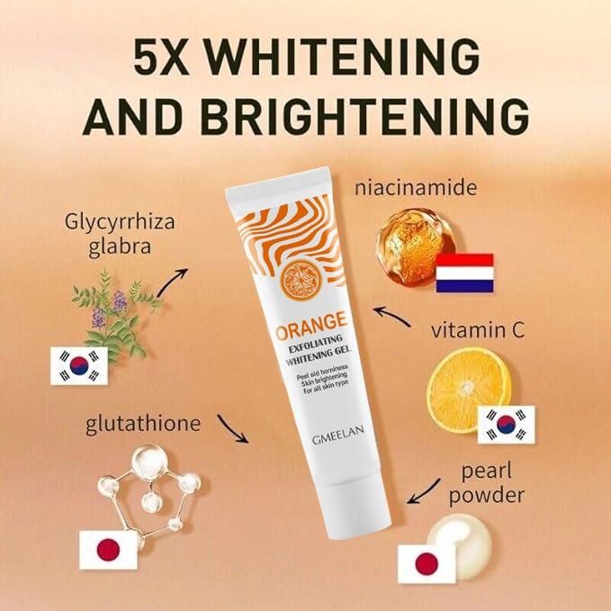 Citrus Glow Orange Exfoliating Gel – Whitening & Brightening Face Gel (Pack of 2)