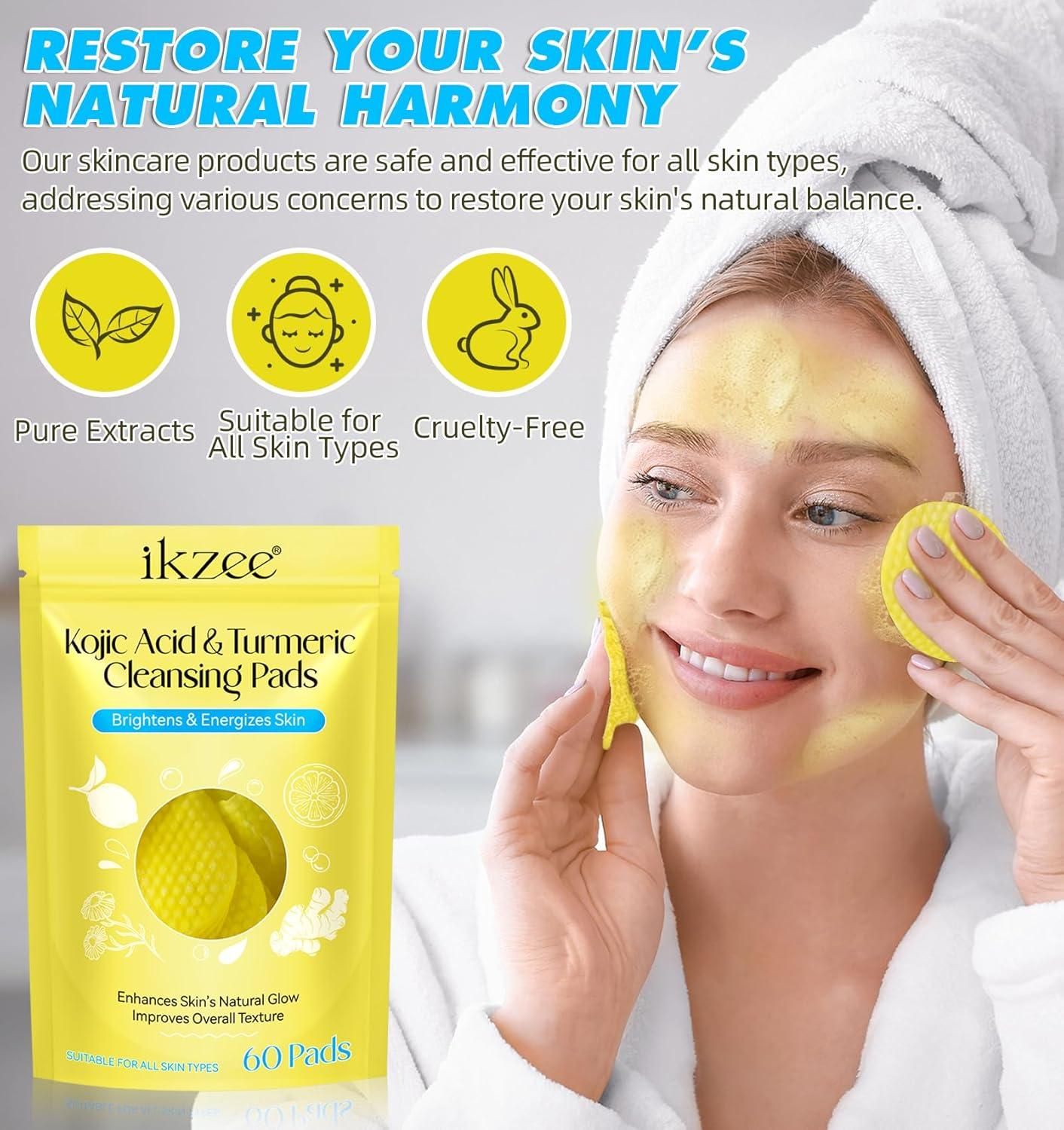 GlowRevive Turmeric Kojic Brightening Pads