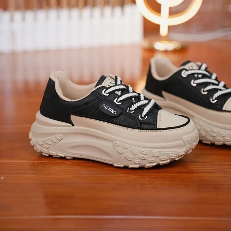 Shoes - Urban Chic Black Casual Sneakers