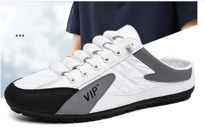 Shoes - Urban Glide: Men's White Casual Sneakers