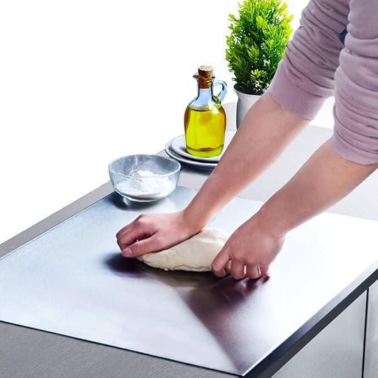 SteelSlice Pro Cutting Board - Stainless Steel Chopping Board (35x31cm)