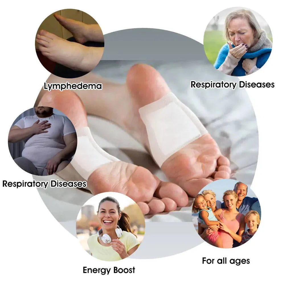 🔥 Bee Venom Detox Foot Patches – 10 Pads