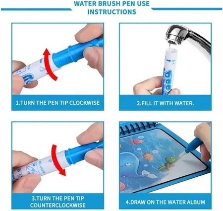 Magic Water Coloring Book | For Endless Color Fun